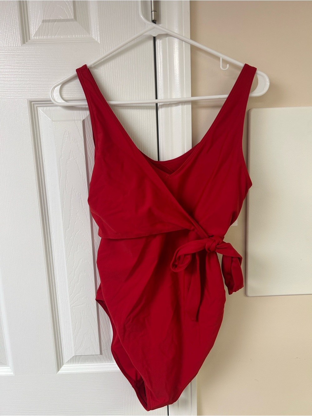 NWT Quince Italian Maternity One Piece Swimsuit Wrap